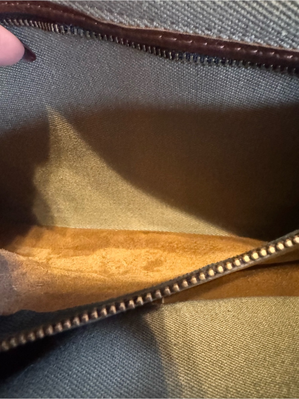 Vintage Coach Cotton Twill NYC made crossbody style 9635 Rare - Picture 14 of 16
